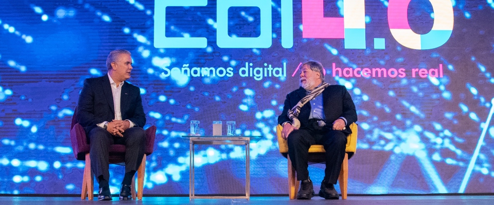 “Cuando me preguntan dónde podría ser el próximo Silicon Valley, pienso en Colombia”: Steve Wozniak