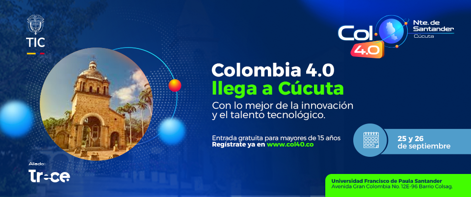 Imagen diseñada para invitar a Col40 Norte de Santander